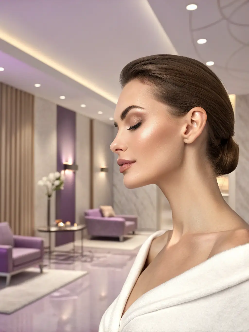 An image showcasing anti-aging treatments offered at Violet Health Beauty, highlighting the rejuvenating effects.
