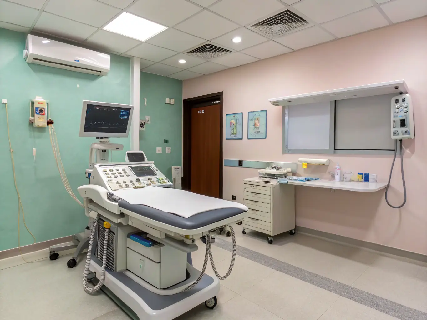 A modern and well-equipped medical facility showcasing advanced medical technology and a clean, welcoming environment.